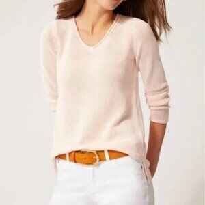 J. McLaughlin Light Pink Knit Beach Sweater